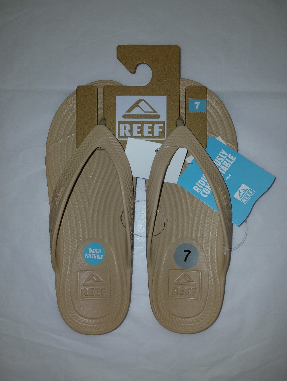 SALE!🏊‍♀️ REEF Cushion Water Court Lightweight Sandals, Oasis Beige